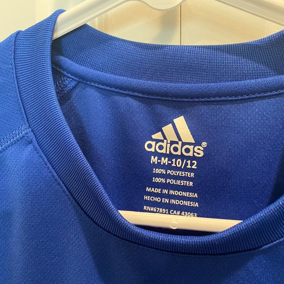 🎉 Host Pick 🎉 Adidas Blue Golden State Warriors T-Shirt Boys Medium - Picture 5 of 6